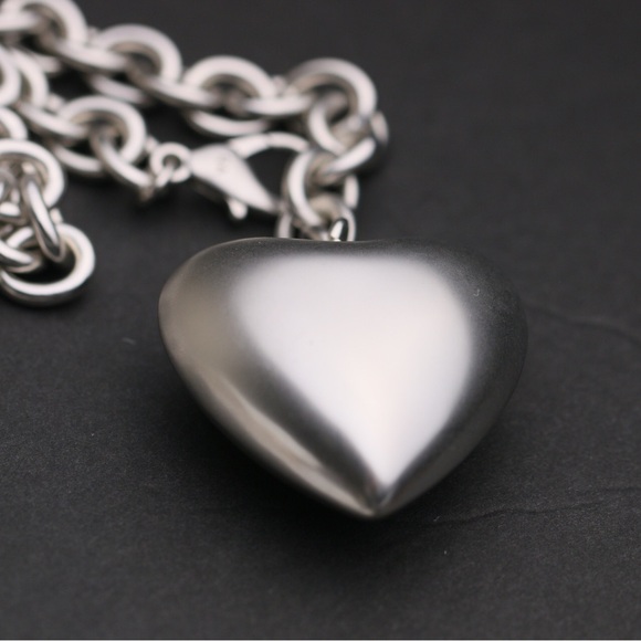 Roxanne Assoulin Silver Heart Necklace - Picture 8 of 8